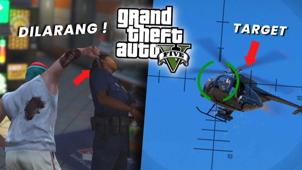 Gua Melakukan BANYAK Misi TERLARANG di GTA 5! (Mod)