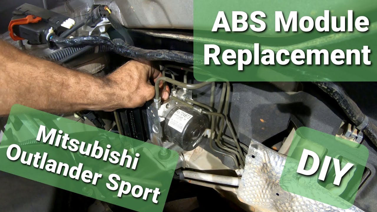 Замена модуля ABS для Outlander Sport 2013 года. Горит индикатор ABS Mitsubishi C2116