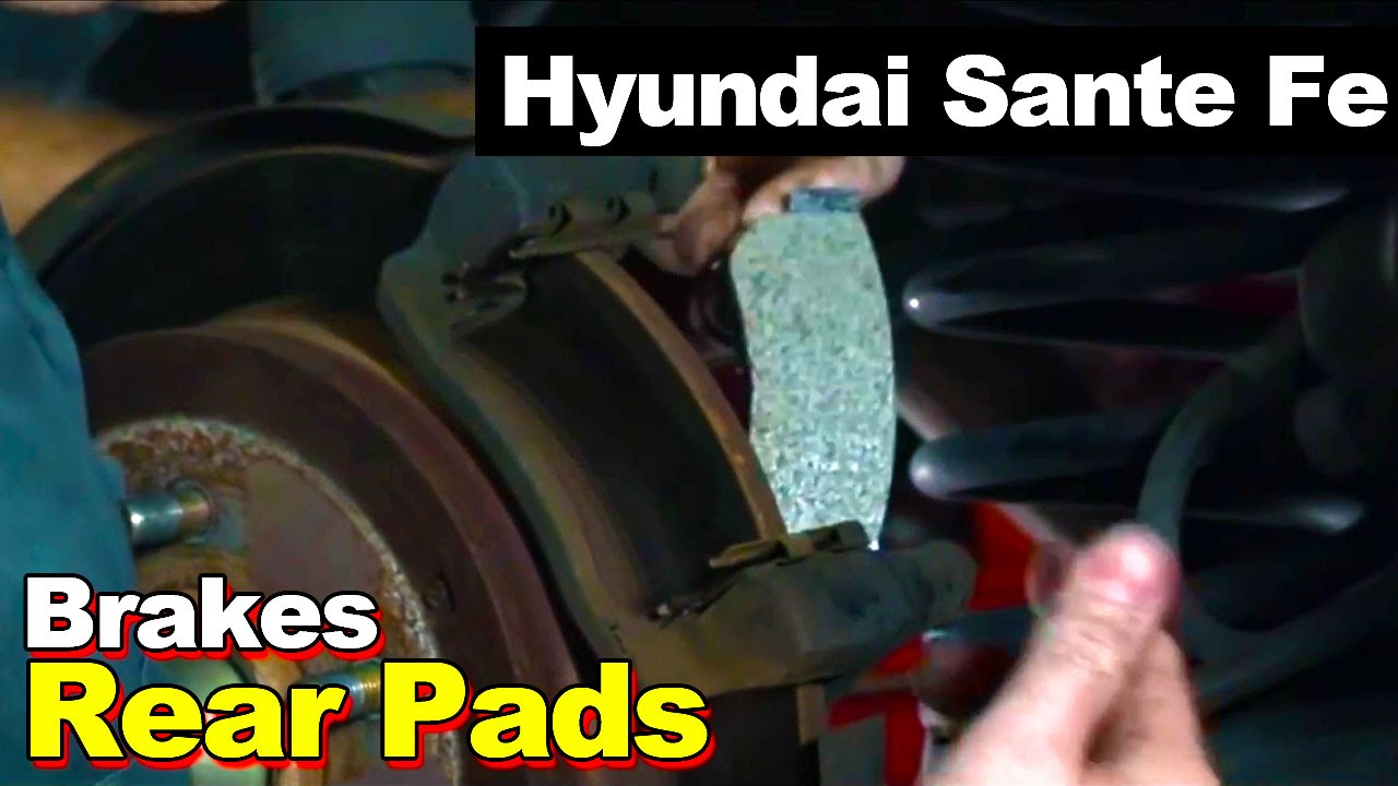 Задние дисковые тормозные колодки Hyundai Santa Fe 2001-2006