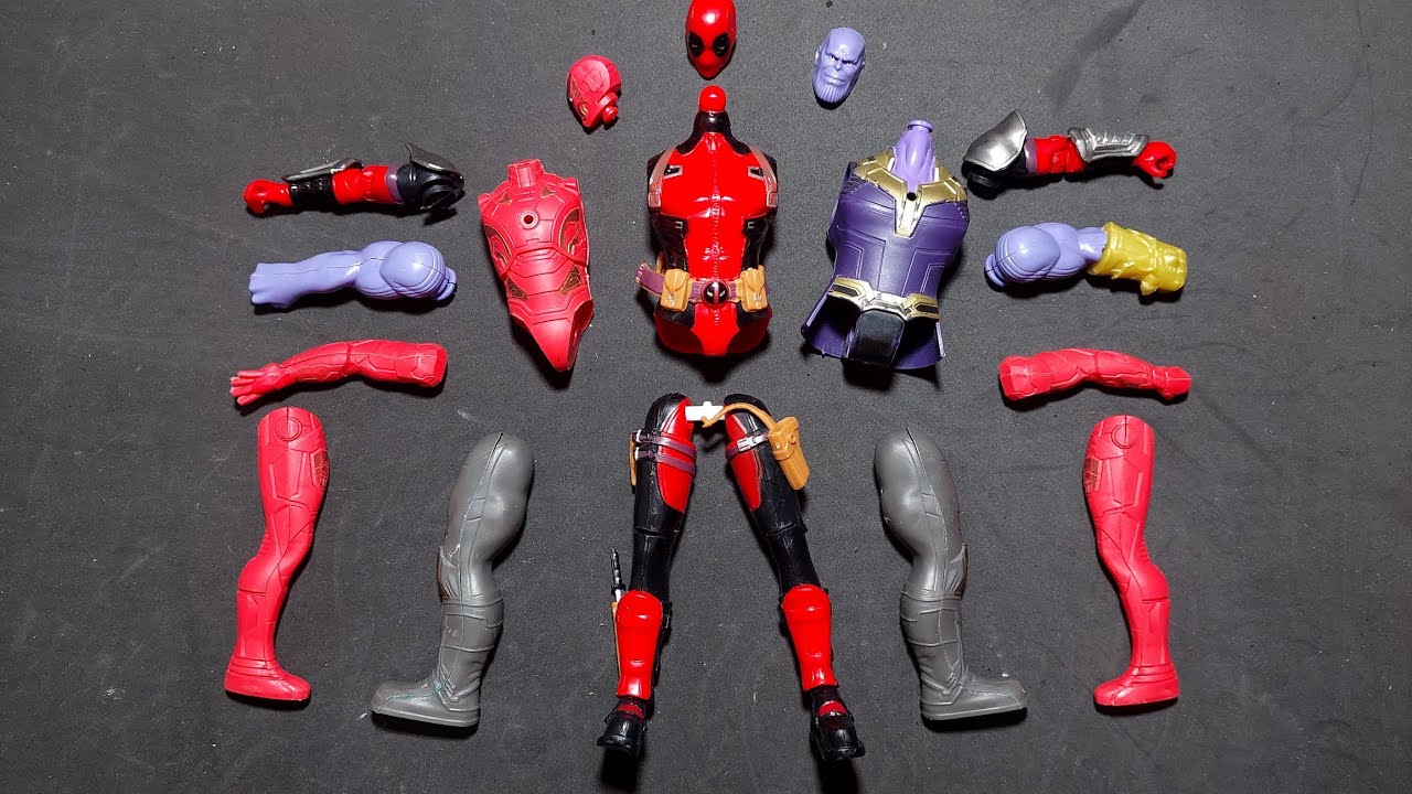 AVENGERS TOYS/ACTION FIGURES/THANOS/IRONMAN/DEADPOOL/ASSEMBLE TOYS 