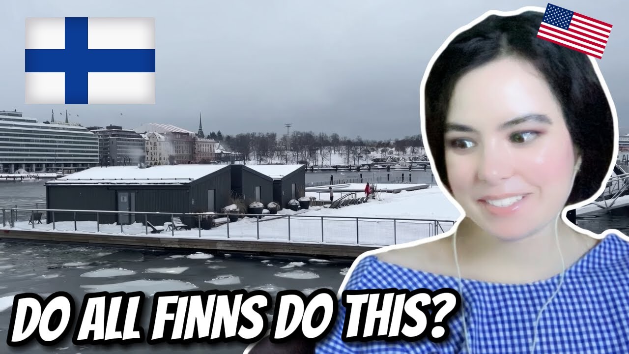 American Girl Reacts to Finland CHANGED MY LIFE! (Polar Plunge & Sauna)