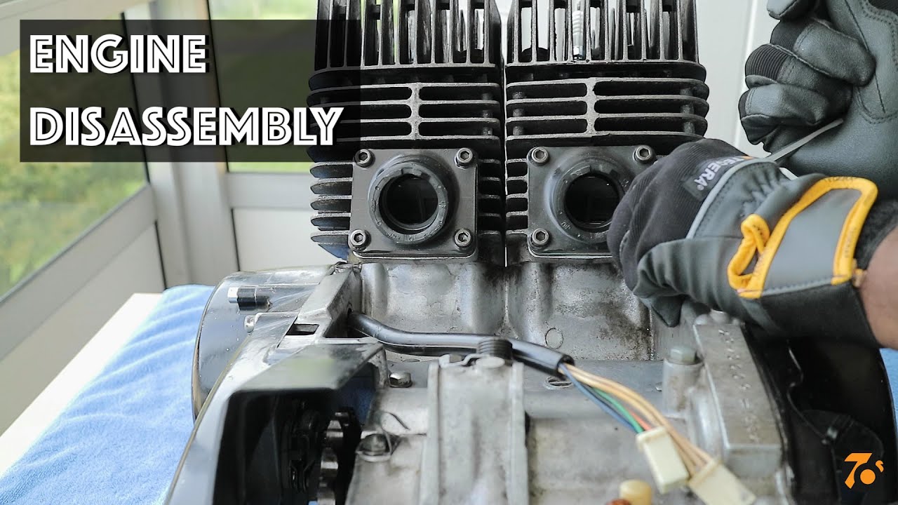 RD350 - Engine Disassembly Part 1