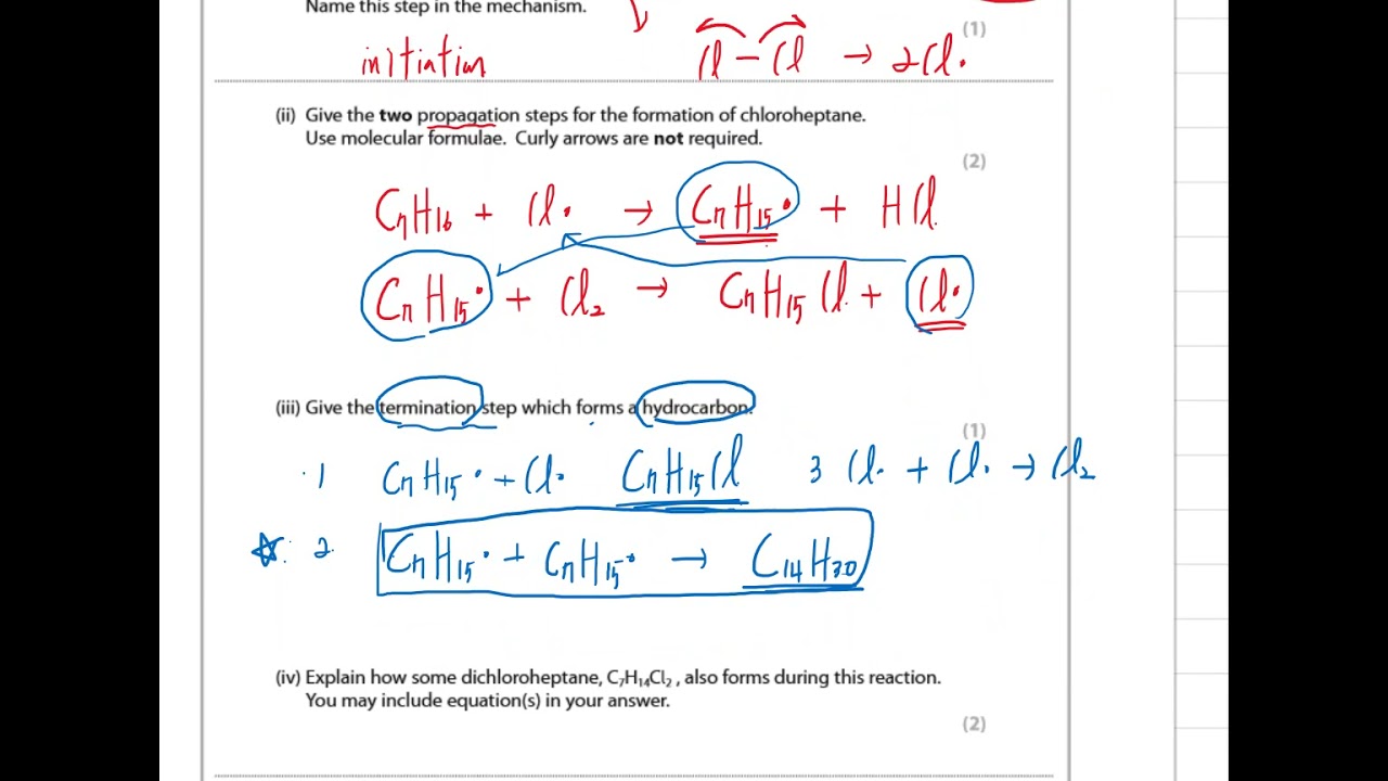 IAL Chemistry Unit1 Jan 2019 section B Q21