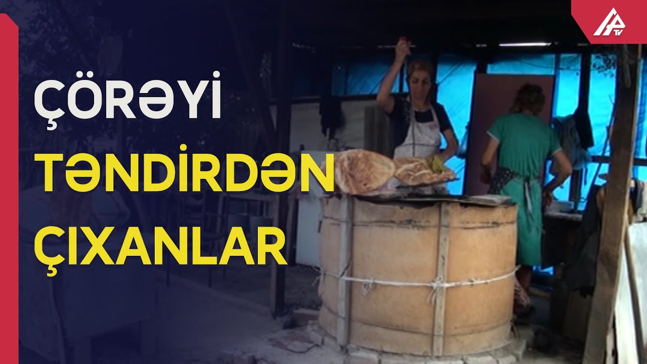 Yol kənarında isti təndir çörəyi: ƏTRİ İNSANI BİHUŞ EDİR - APA TV