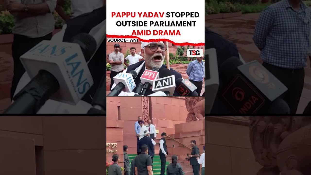 BREAKING: Pappu Yadav Blocked Outside Parliament, Lathi Drama Sparks Row | TSG
