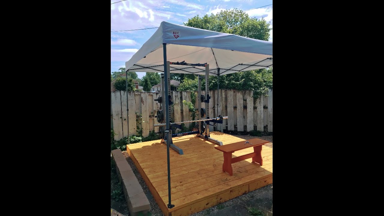 Making my own outdoor home gym