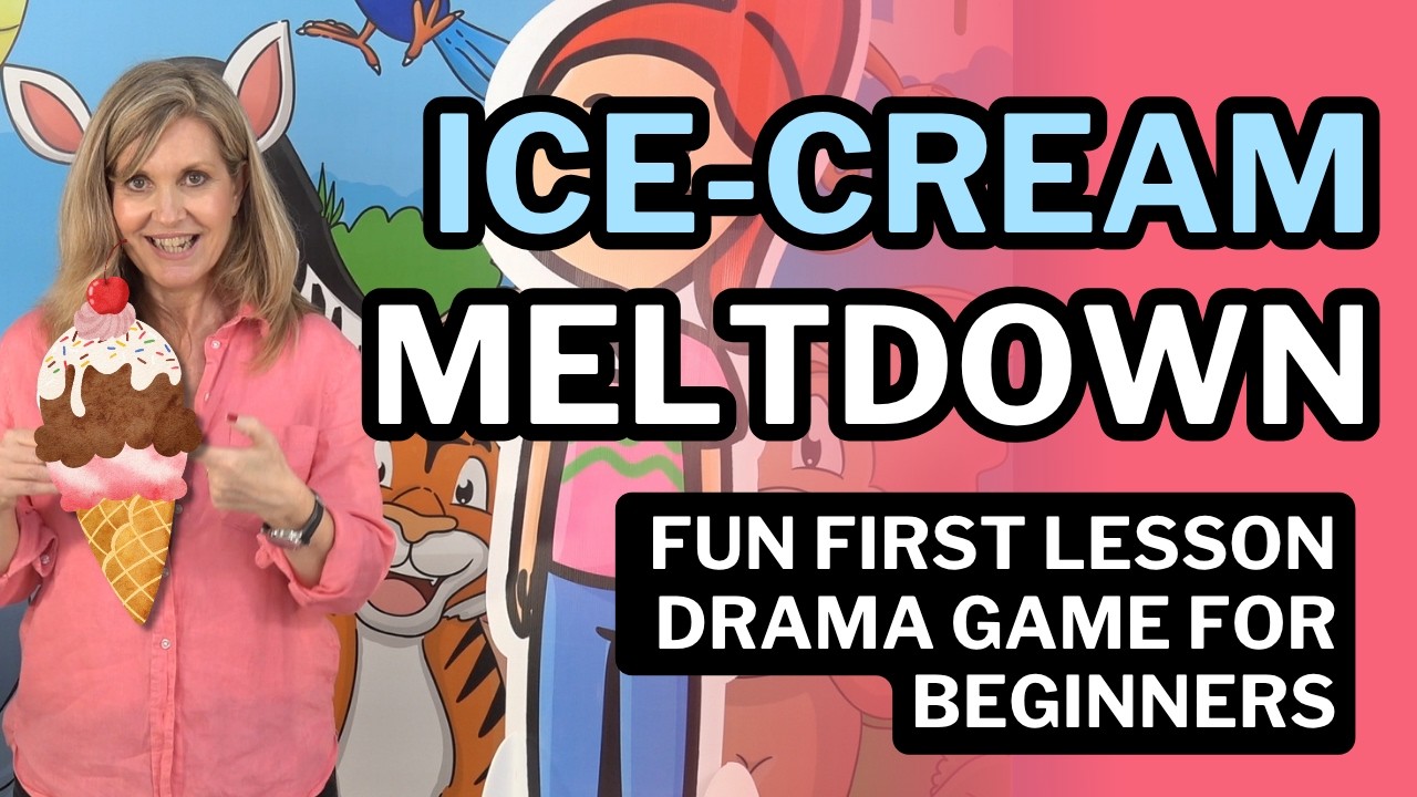 ESL Icebreaker for Kids | Ice Cream Meltdown First Lesson Activity