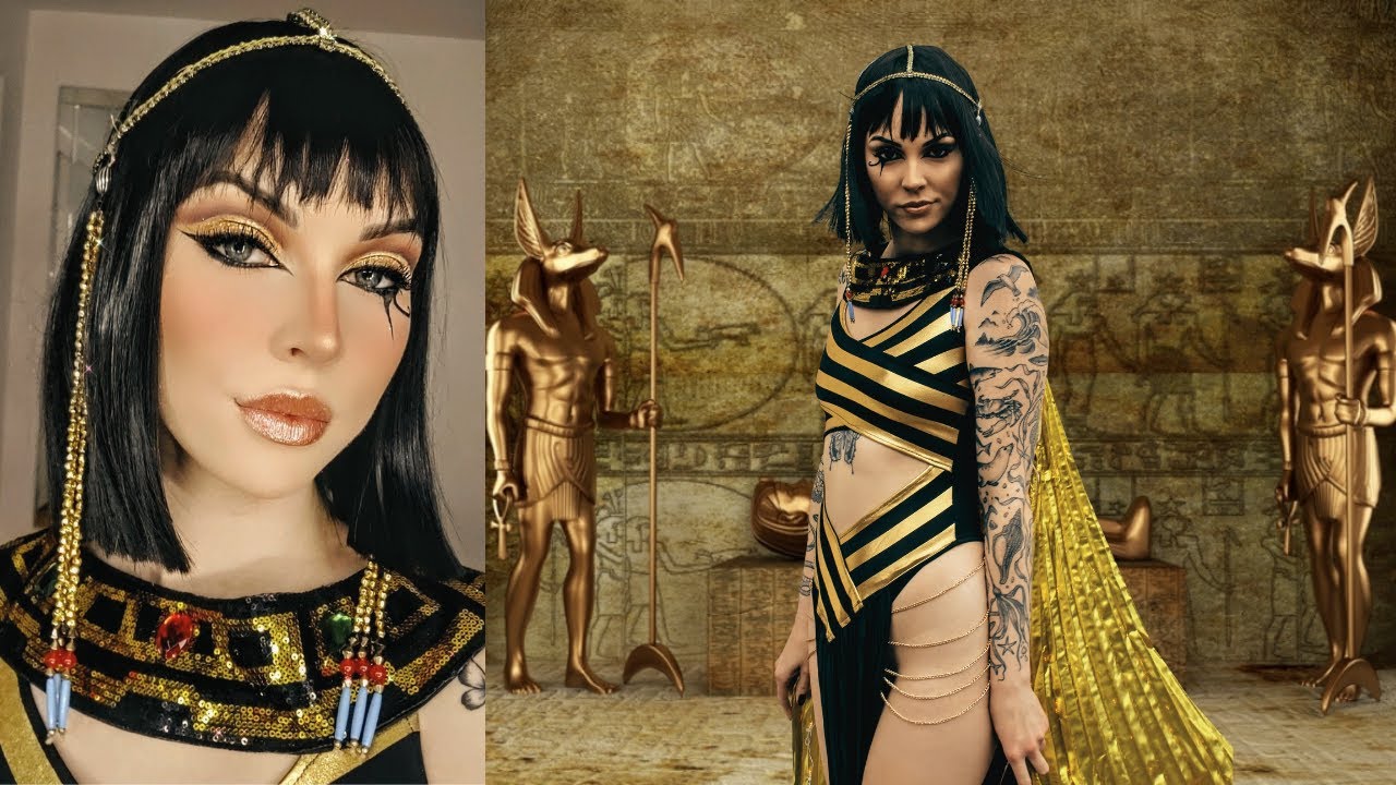 Cleopatra | Egyptian Goddess Halloween Makeup Tutorial!