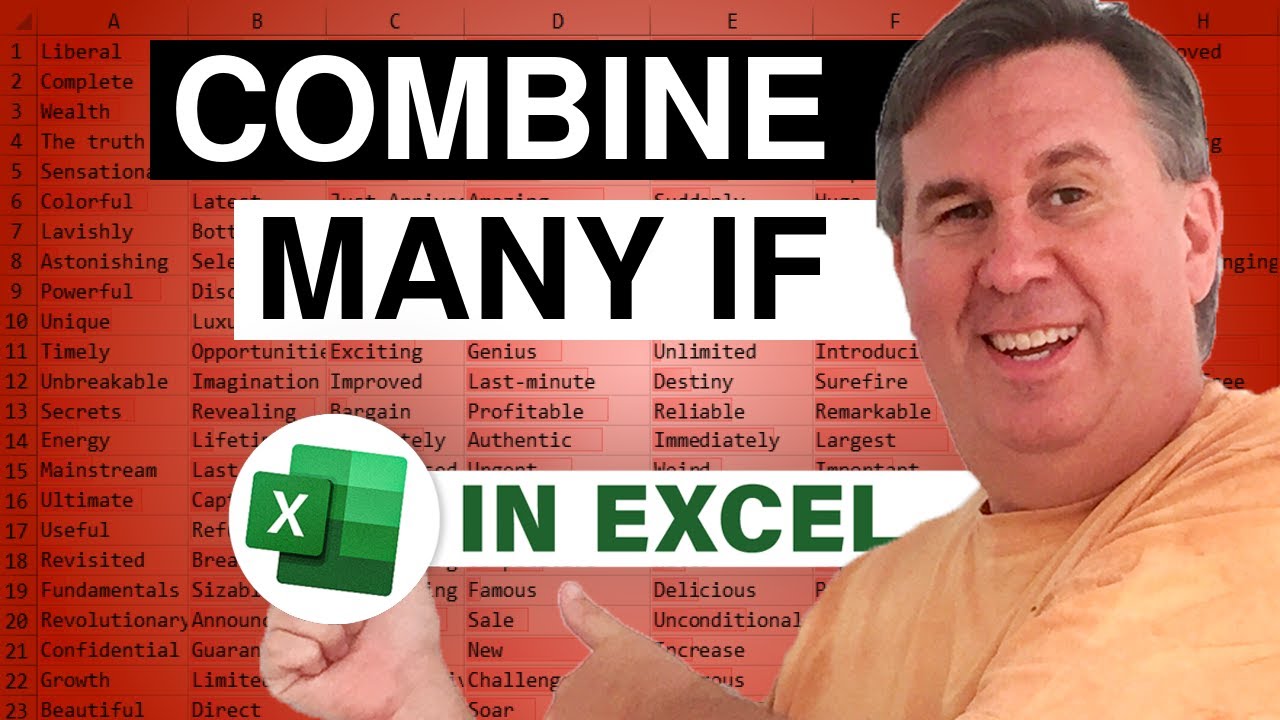 Excel — Как объединить несколько формул ЕСЛИ в Excel — Эпизод 2465