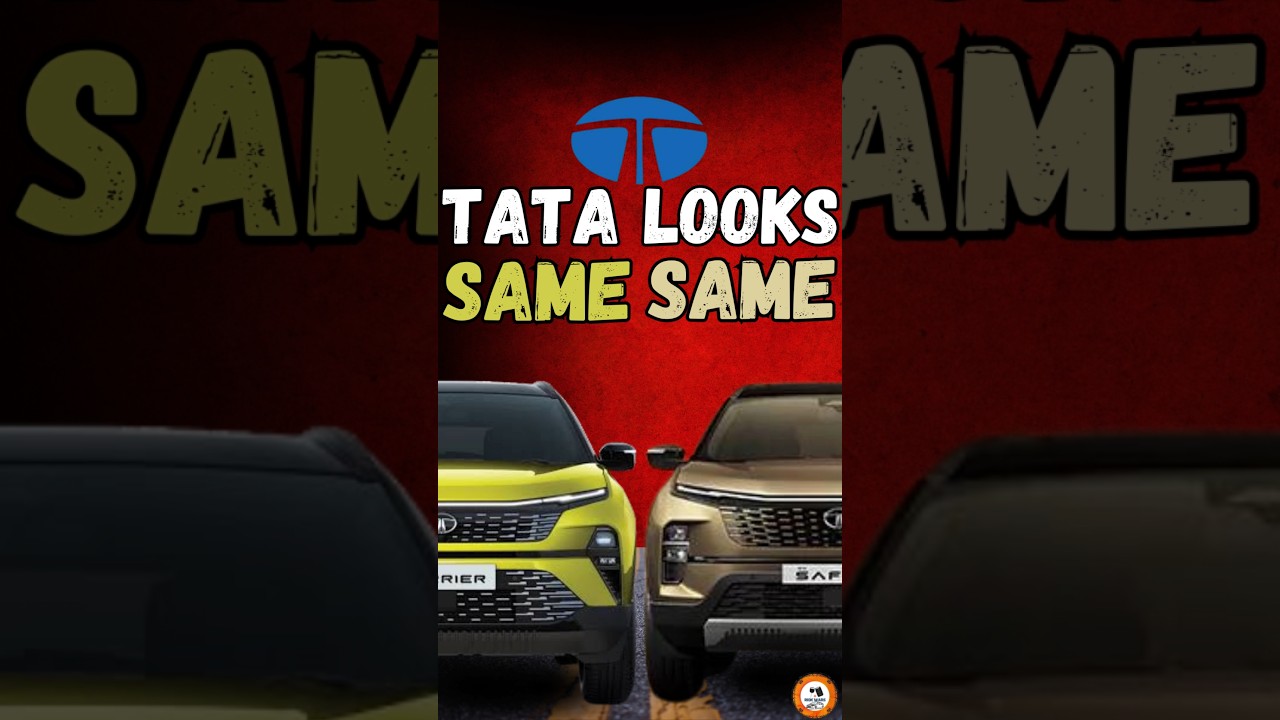 Why Tata cars looks same ??? 🤔 #ridewars #tatamotors