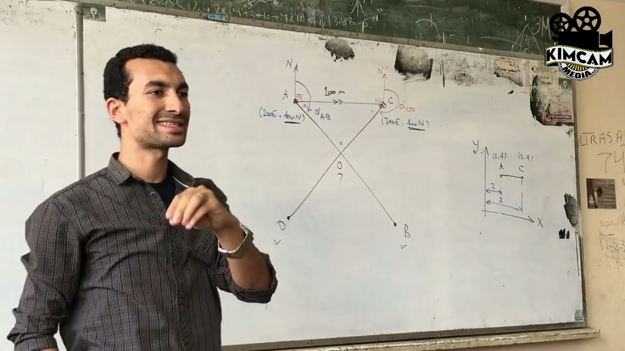 مراجعة الميد ترم - المساحة المستوية - م أحمد نبيل - الفرقة الأولى مدنى - كلية الهندسة جامعة الزقازيق