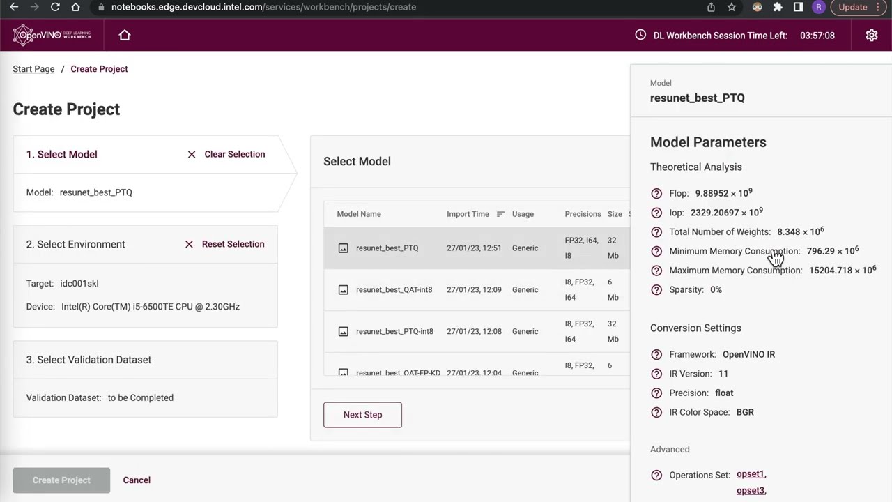 Determine FLOPS / IOPS of Deep Learning model using OpenVINO model analyzer