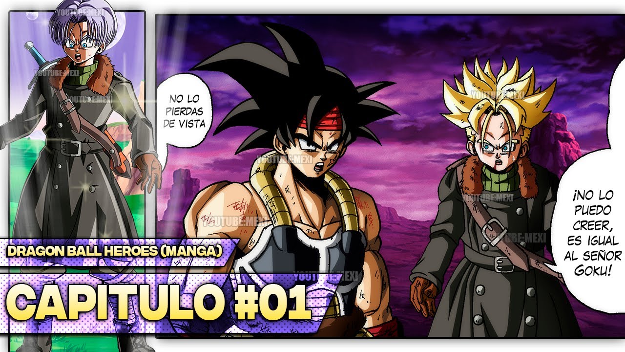 Dragon Ball Heroes (Manga Oficial) - Capitulo 1 | Trunks y Bardock vs Makaioshins