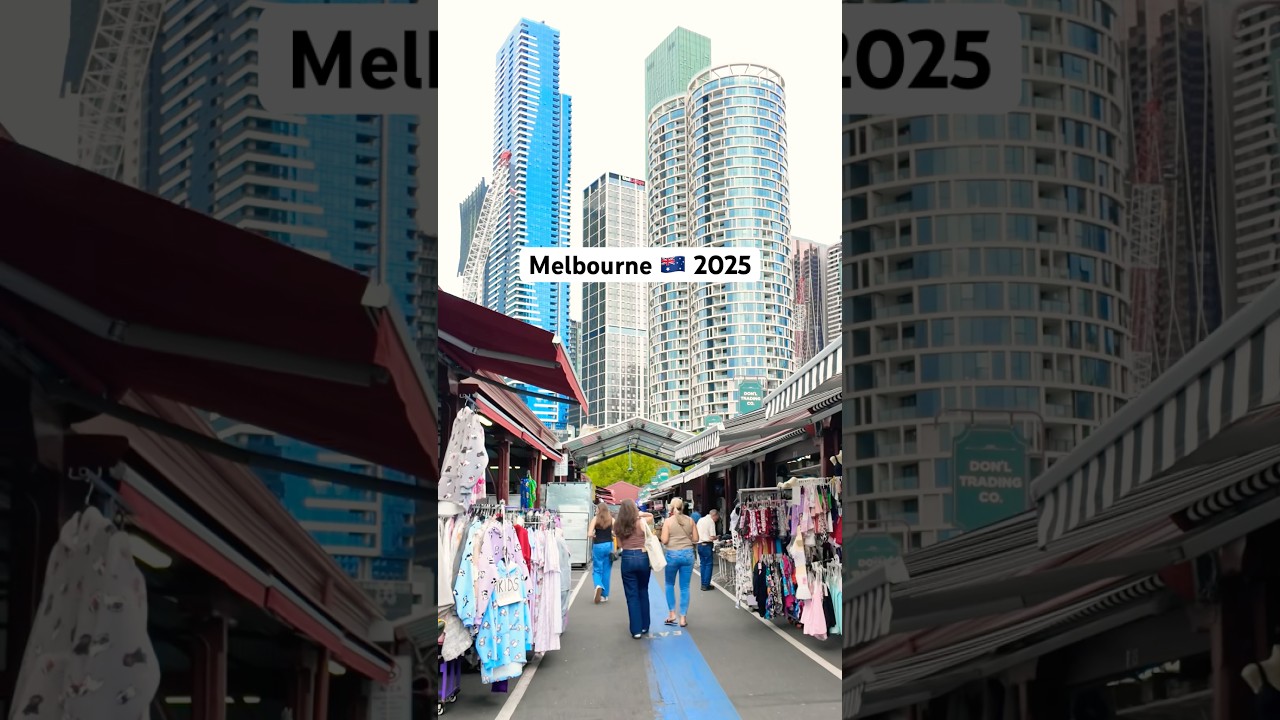 Queen Victoria Market, Melbourne Australia #walkthrough #beautifulcity #citylife