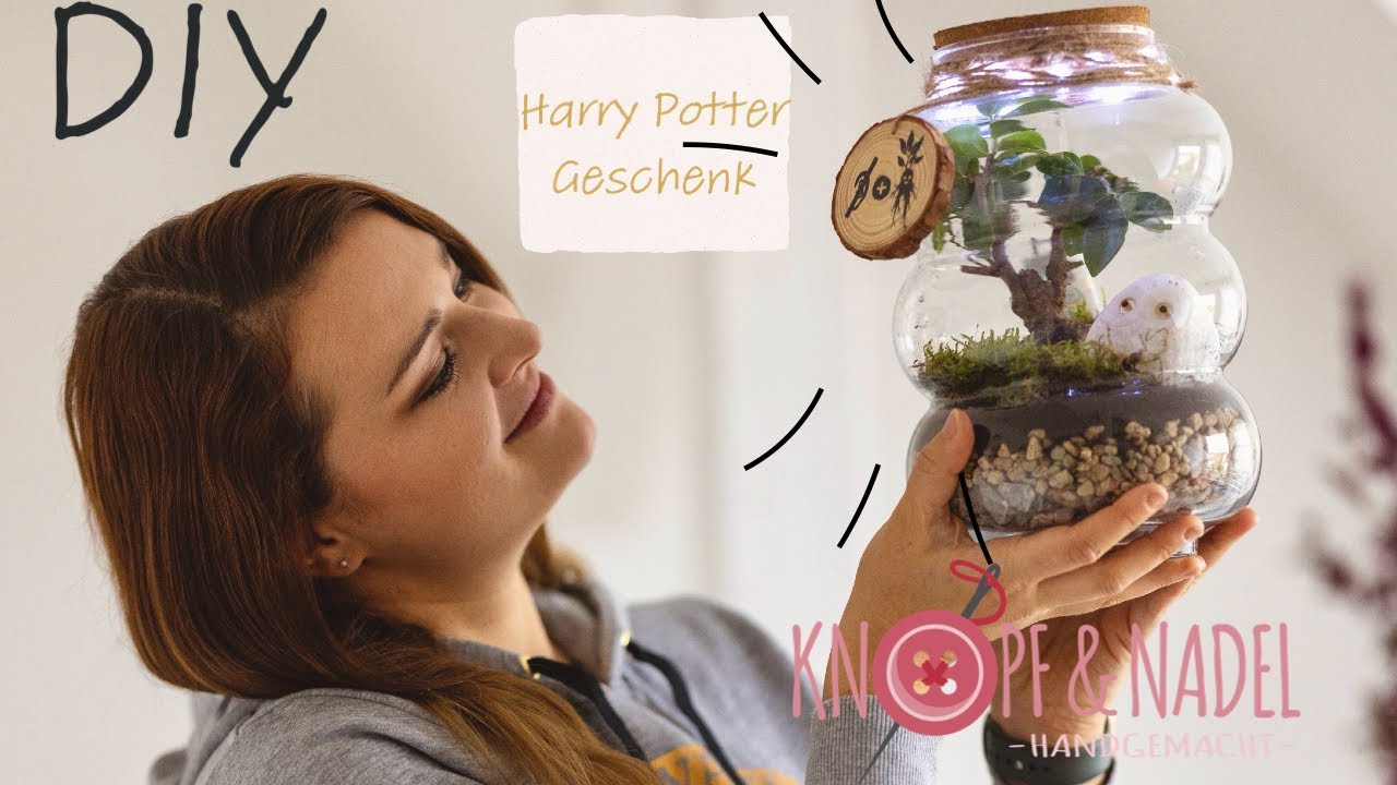 Harry Potter DIY: Alraune im Flaschengarten 🎁