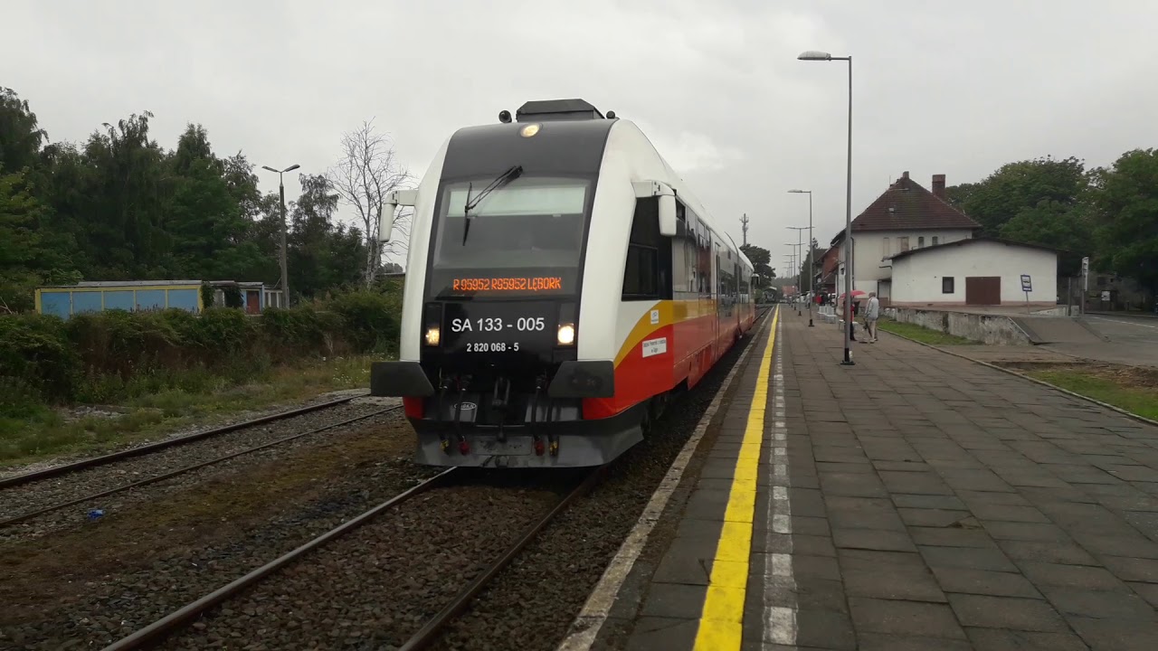 Łeba - POLREGIO SA133-005 Lębork - Łeba - Lębork