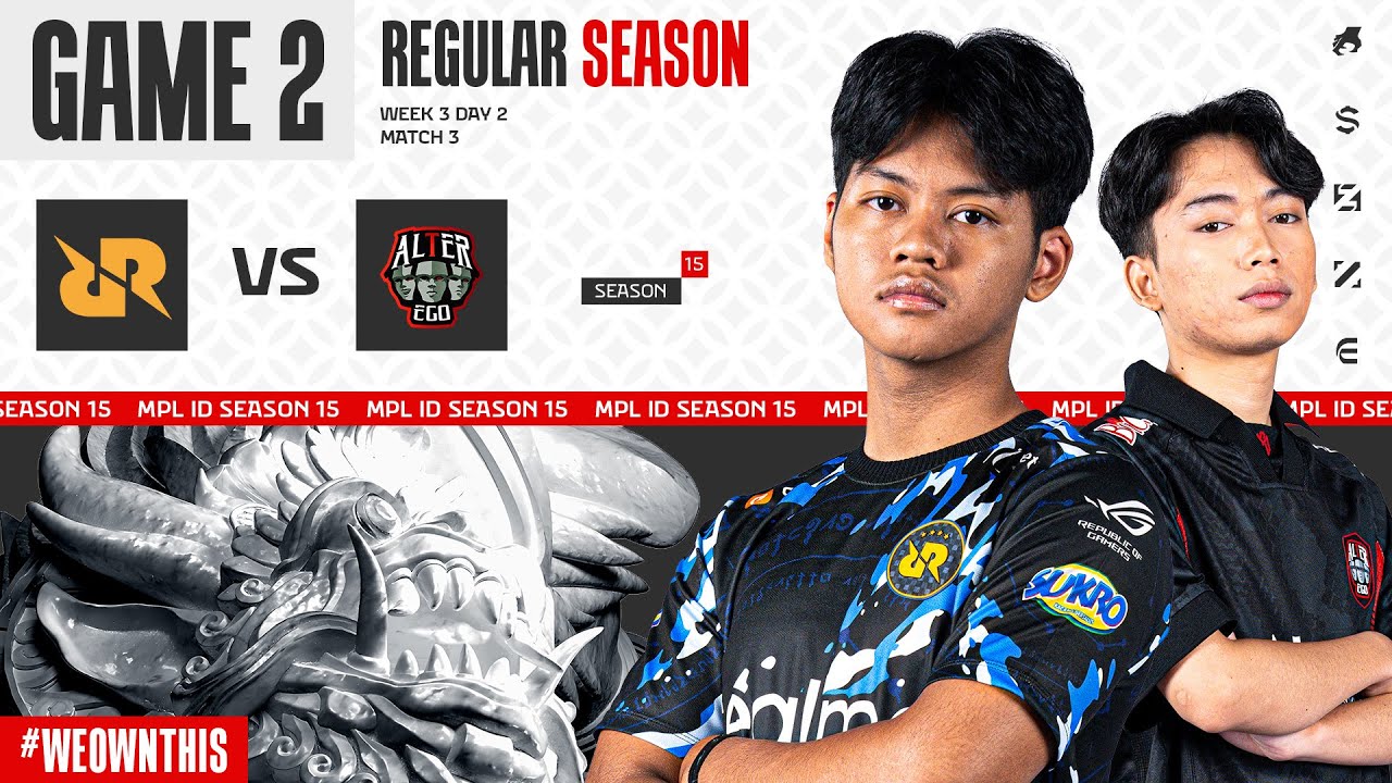 RRQ HOSHI vs ALTER EGO | Regular Season Week 3 Day 2 | Game 2 | #MPLIDS15