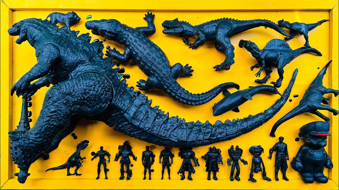 Dinosaurus Jurassic World Dominion:T-Rex, Siren Head, Kingkong, Catnap, Skibidi, Godzilla