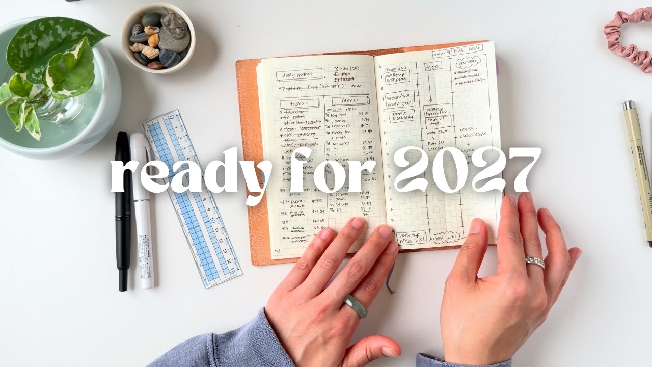 ✨ Начинаю новую систему ежедневного планирования на 2027 год (и это не Hobonichi)