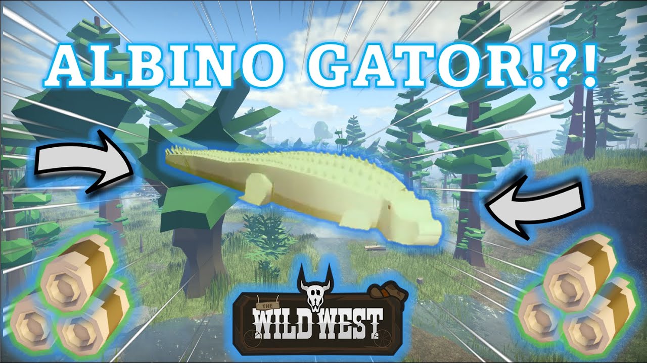How long does it take to find an albino gator? | ROBLOX The Wild West | DBeanz