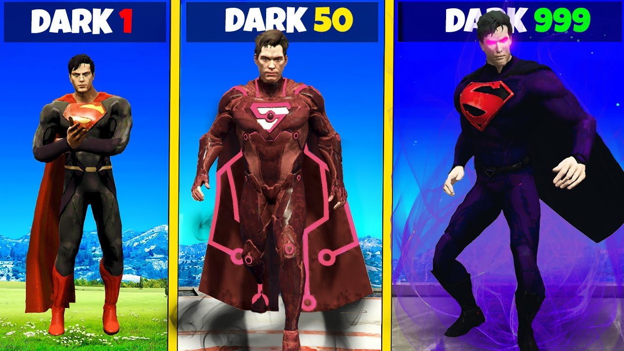 Upgrading to DARK SUPERMAN in GTA 5!
