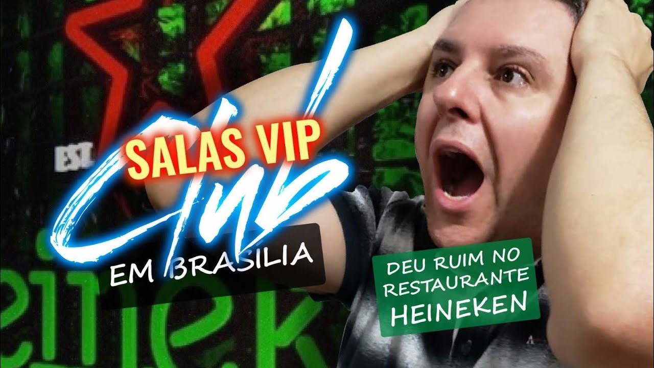 💳SALA VIP E RESTAURANTES EM BRASÍLIA! CONHEÇA VIP CLUB E PIR SUL, RESTAURANTE HEINEKEN DEU RUIM!