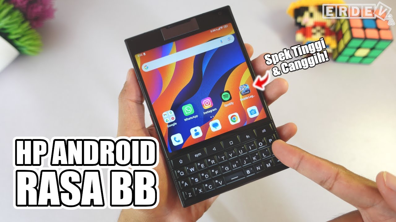 HP UNIK PAKE KEYPAD FISIK QWERTY TAPI SPEKNYA TINGGI & CANGGIH! - Unboxing & Review Unihertz Titan 2