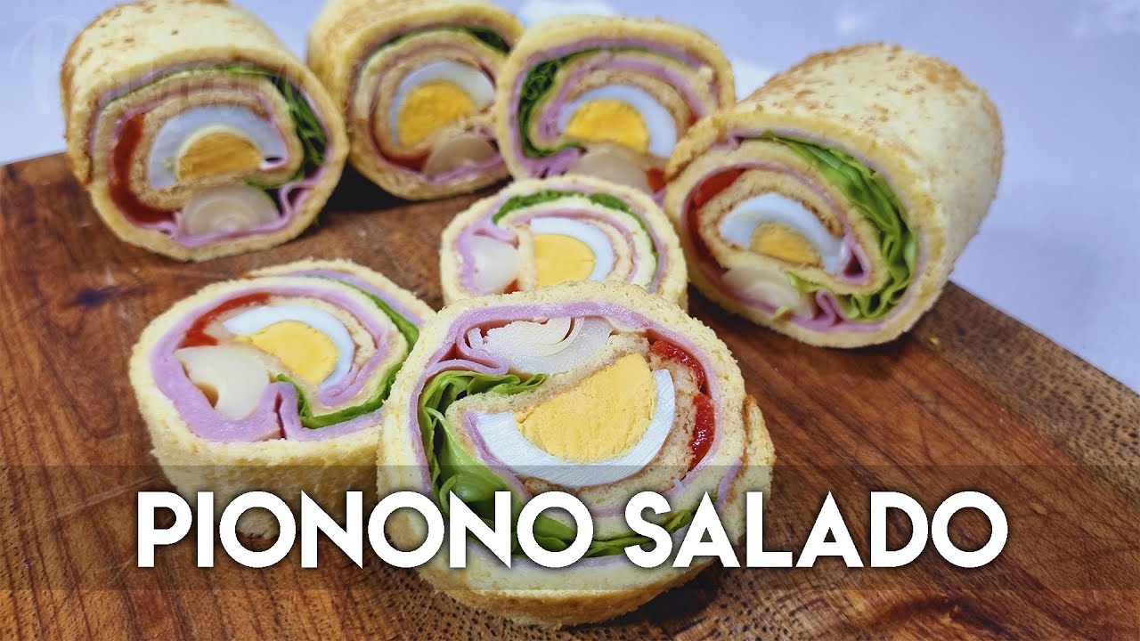 PIONONO SALADO ARROLLADO 😘😍| COMO HACER PIONONO CASERO!!