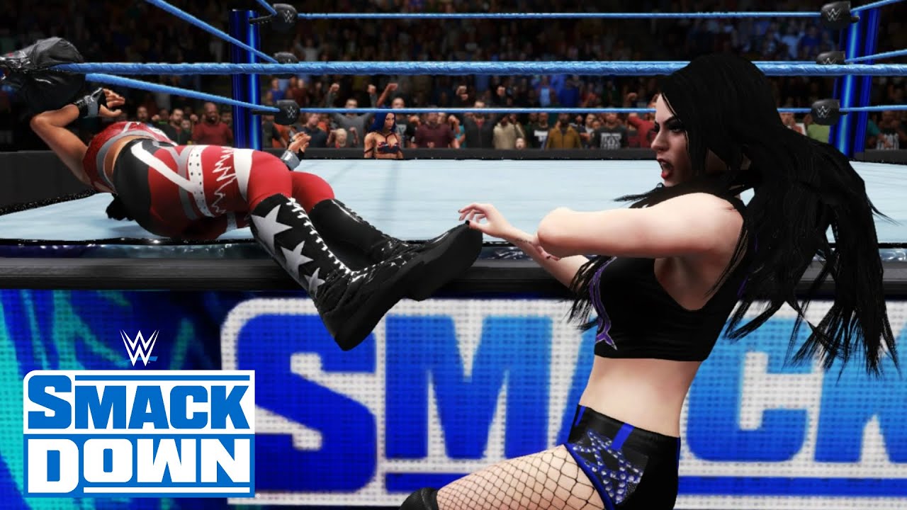 WWE 2K20 SMACKDOWN BAYLEY (W/SASHA BANKS) VS PAIGE (W/AJ LEE)
