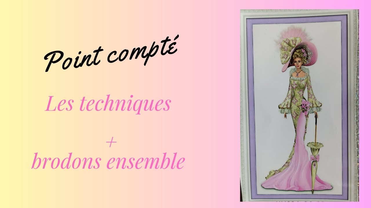 Point compté et ses techniques #gudfel #pointdecroix #crossstitch #broderie #loisirscreatifs  #diy