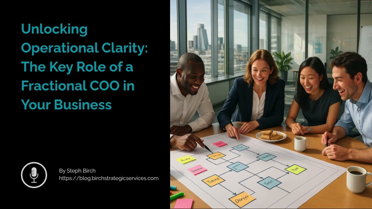 Unlocking Operational Clarity: The Key Role of a Fractional COO in Your Business