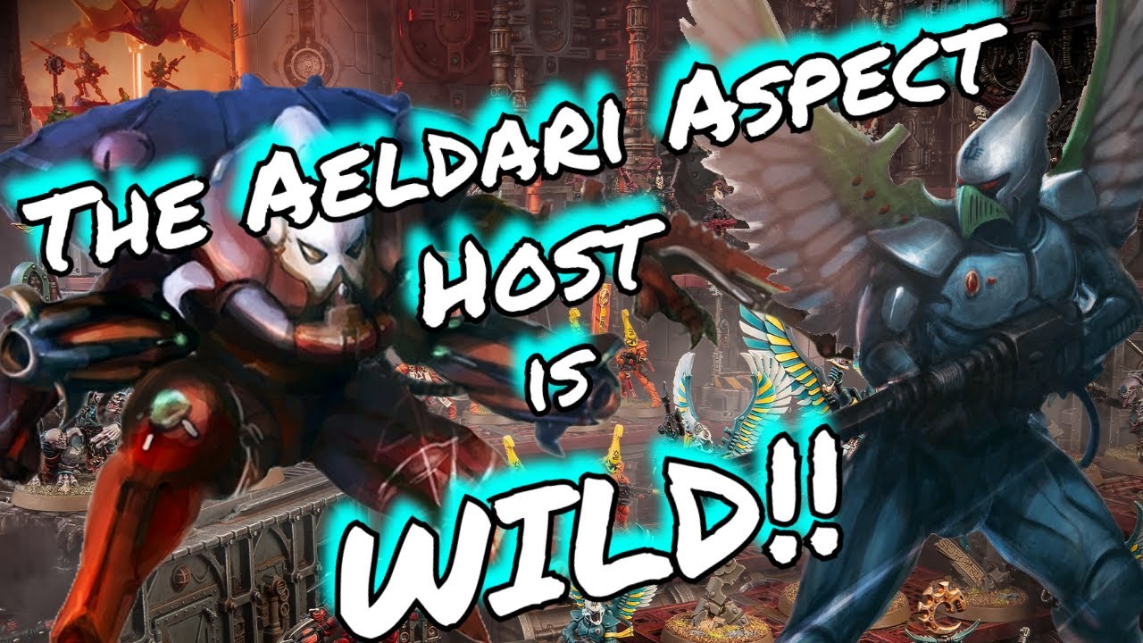 The Aeldari Aspect Host Is Absolutely WILD!-