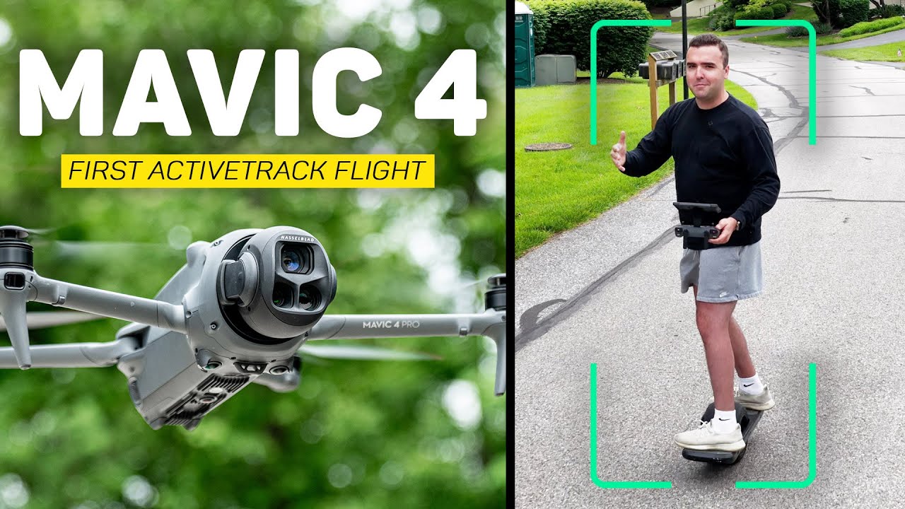 DJI Mavic 4 Pro First Full ActiveTrack Flight - Way Too Cautious!