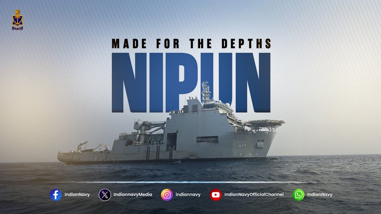 INS Nipun | Strength Beneath the Surface | Diving Support & Submarine Rescue Capabilities
