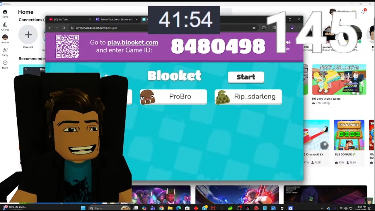PLAYING ROBLOX UNTIL MY BEDTIME