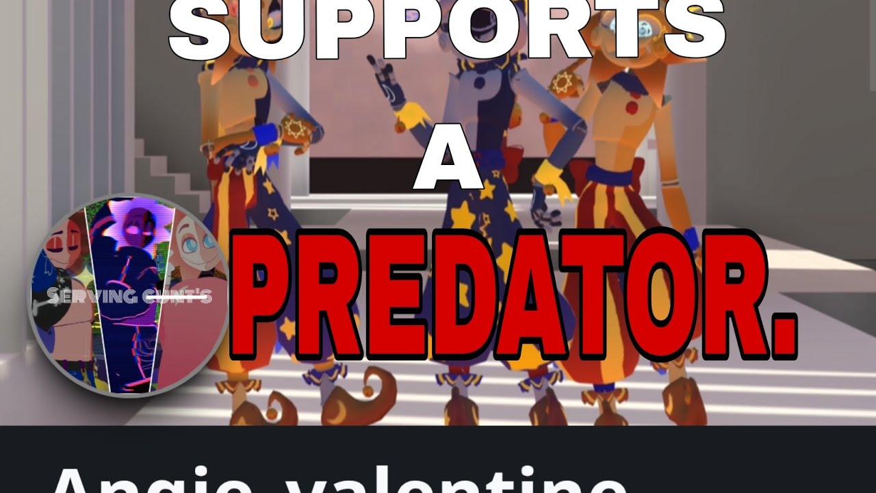 This VRCHAT AVATAR CREATOR supports a predator.