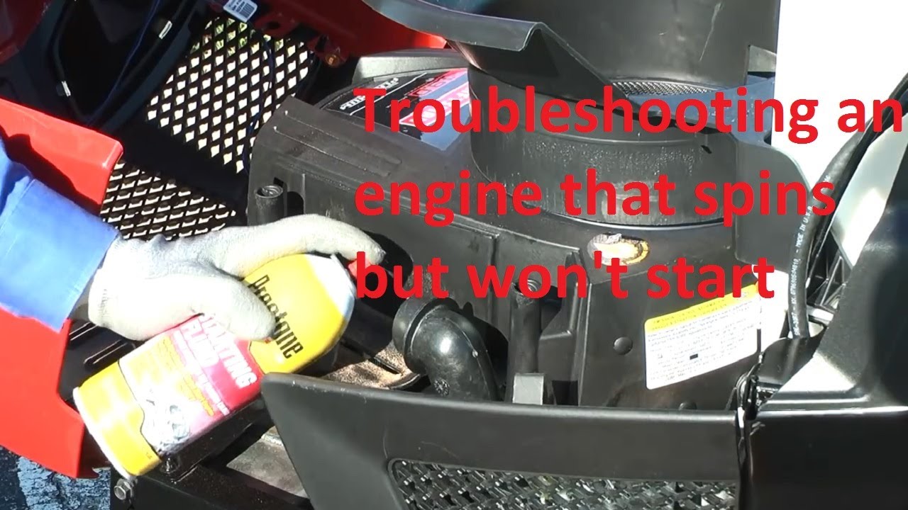 How to Fix a Riding Mower When the Engine Cranks But Won't Start
