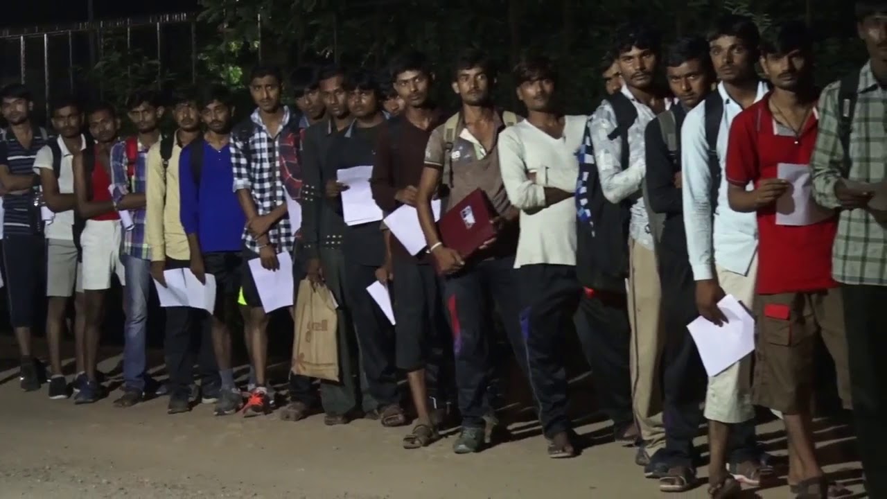 Indian Army Selection Process..Open Rally at Bhavnagar-2017
