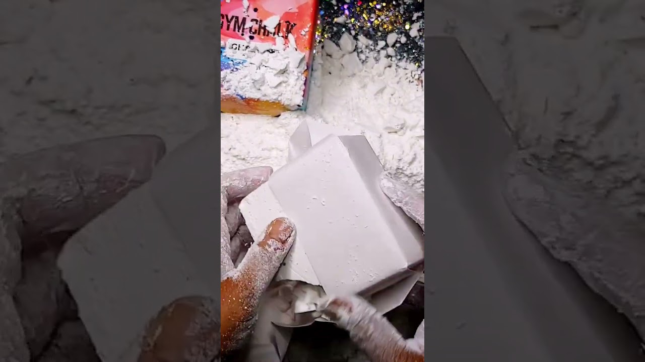 Calicrush ASMR Gym Chalk #shortvideos #relax #viralshorts #gymchalk #oddlysatisfying #trending #fyp