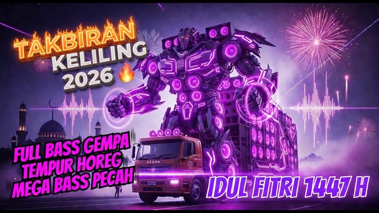 DJ TAKBIRAN 2026 FULL BASS JERNIH CEK SOUND HOREG AMUNISI TEMPUR KELILING IDUL FITRI