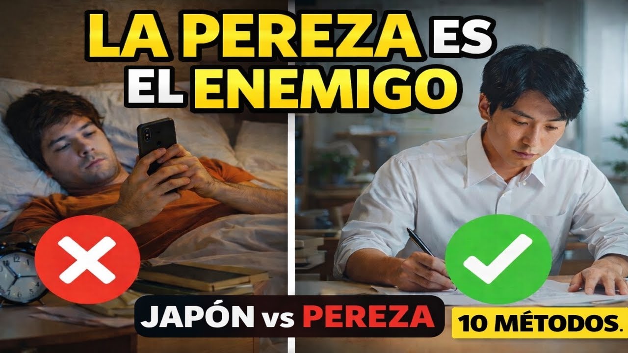 JAPÓN vs la PEREZA: 10 MÉTODOS Reales Para ELIMINARLA y Recuperar Tu DISCIPLINA