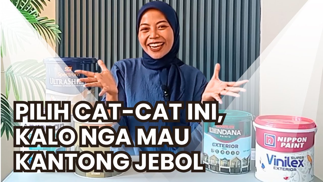 CAT TEMBOK EKSTERIOR YANG RAMAH DOMPET TAPI BERKUALITAS!