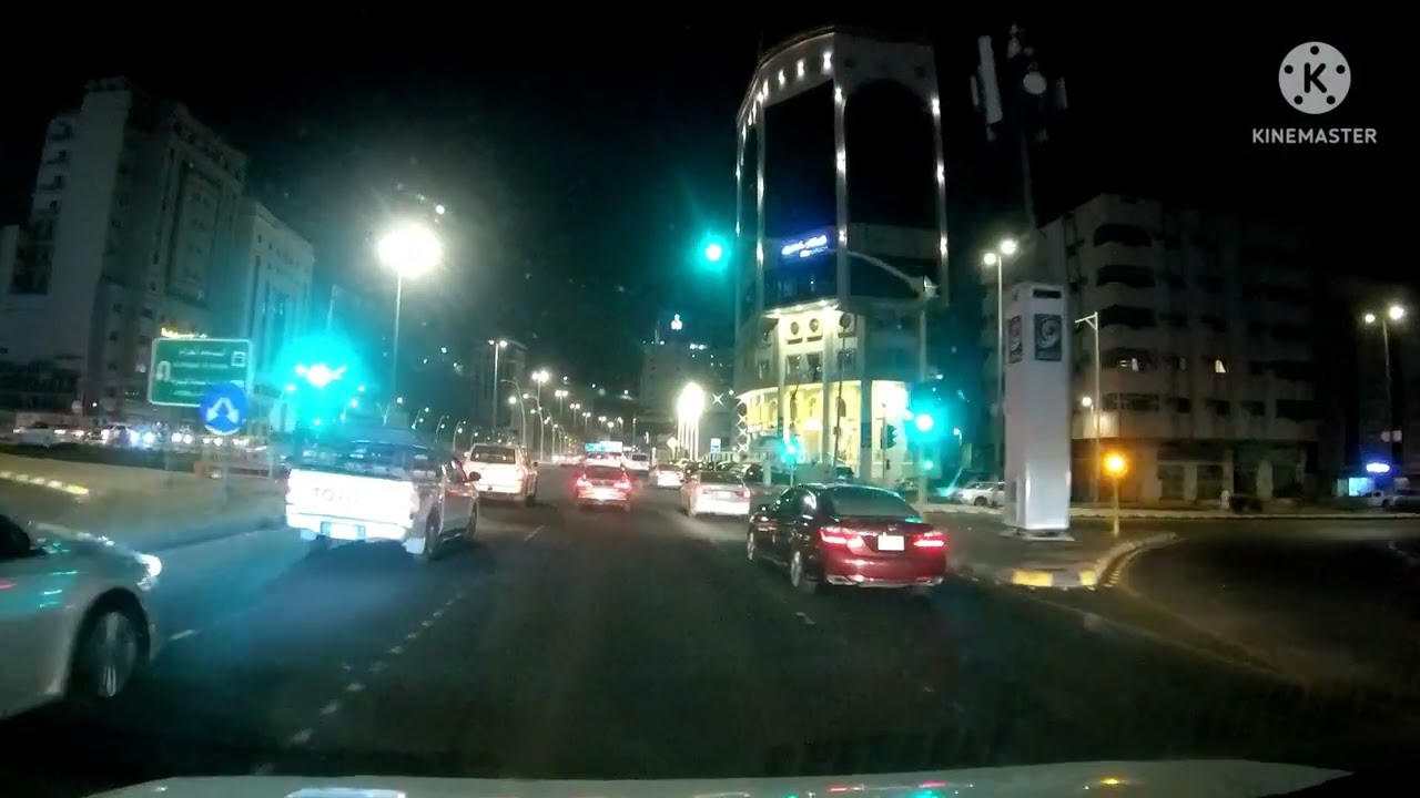 DRIVING IN MECCA || NIGHT DRIVE TO KING FAISAL HOSPITAL SHISHA