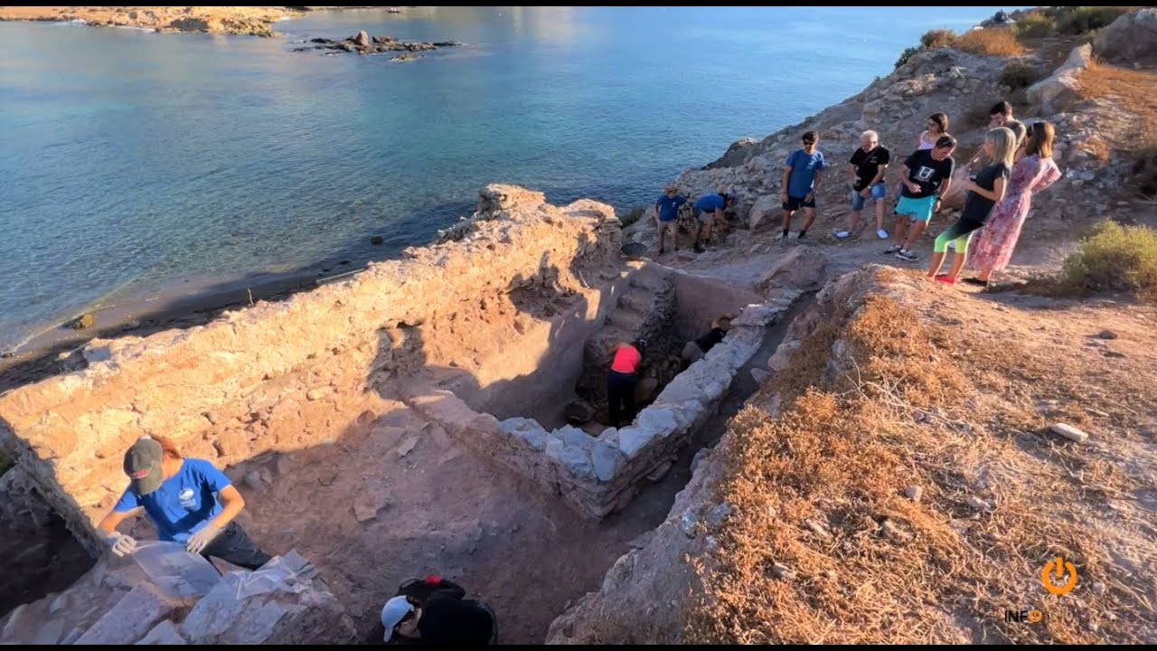 Visita a las excavaciones arqueológicas en Isla del Fraile de Águilas