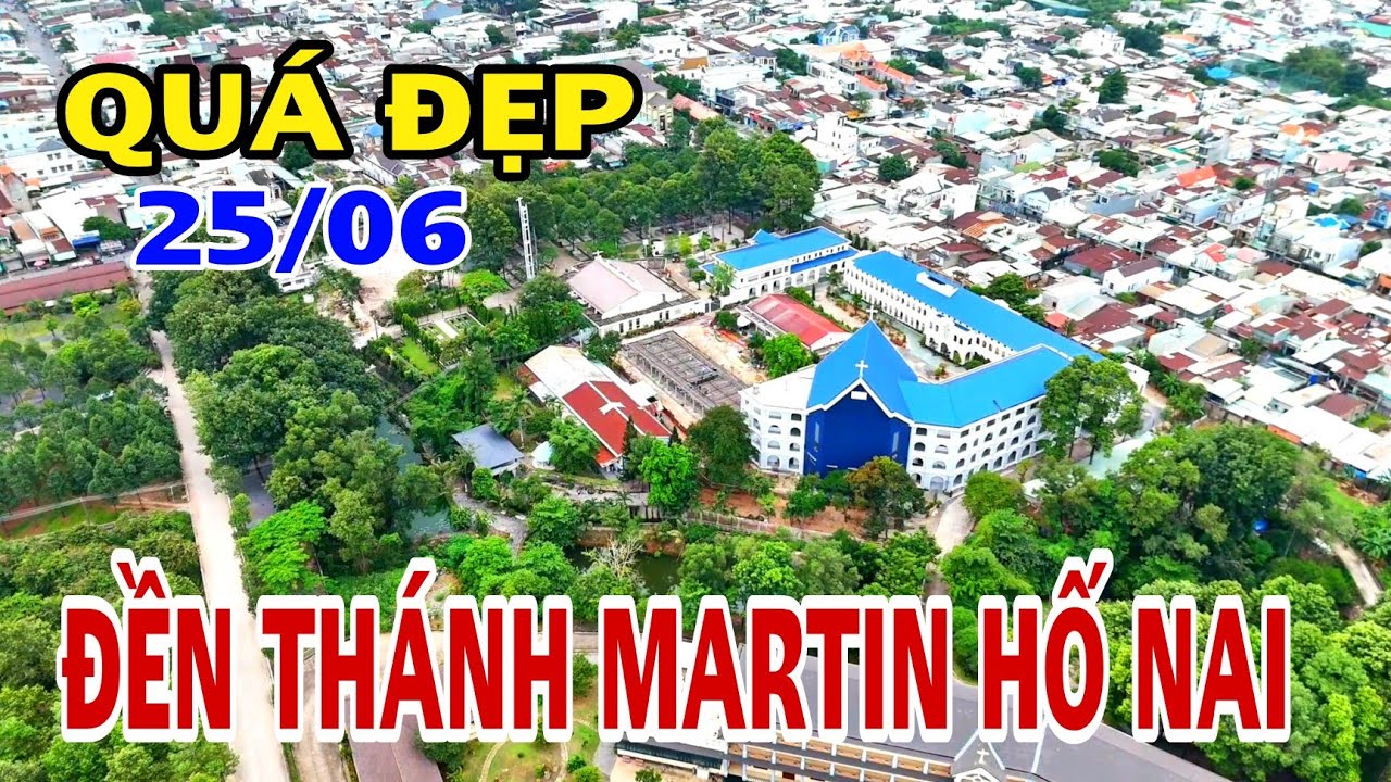 QUÁ ĐẸP ĐỀN THÁNH MARTIN HỐ NAI . ĐIỂM HÀNH HƯƠNG THU HÚT HÀNG 100N NGƯỜI VỀ ĐÂY MỖI NĂM .
