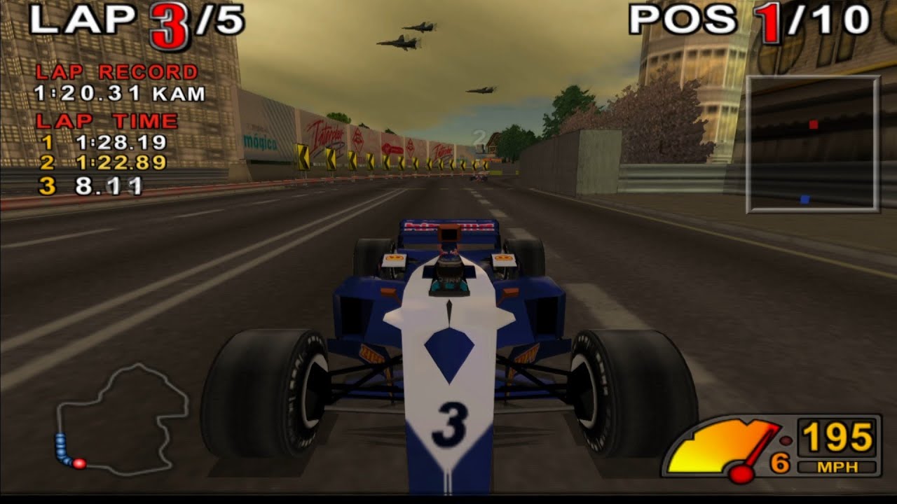 Downforce HD Gameplay (PCSX2)