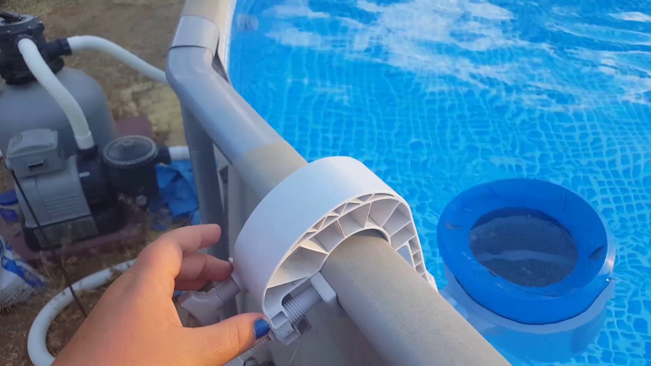 Skimmer attachment for intex pool with 1.5 inch hoses