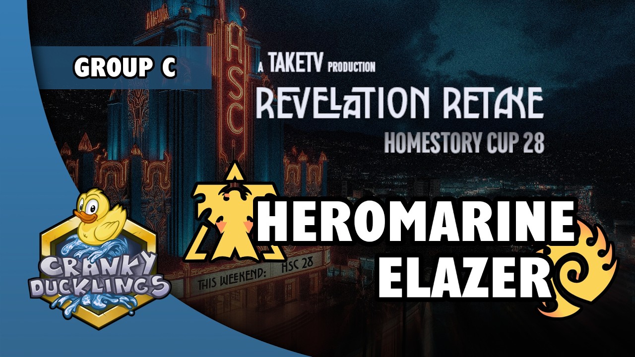 HeRoMaRinE vs Elazer - TvZ | HomeStory Cup 28: Group Stage - Group C | StarCraft 2 Tournament