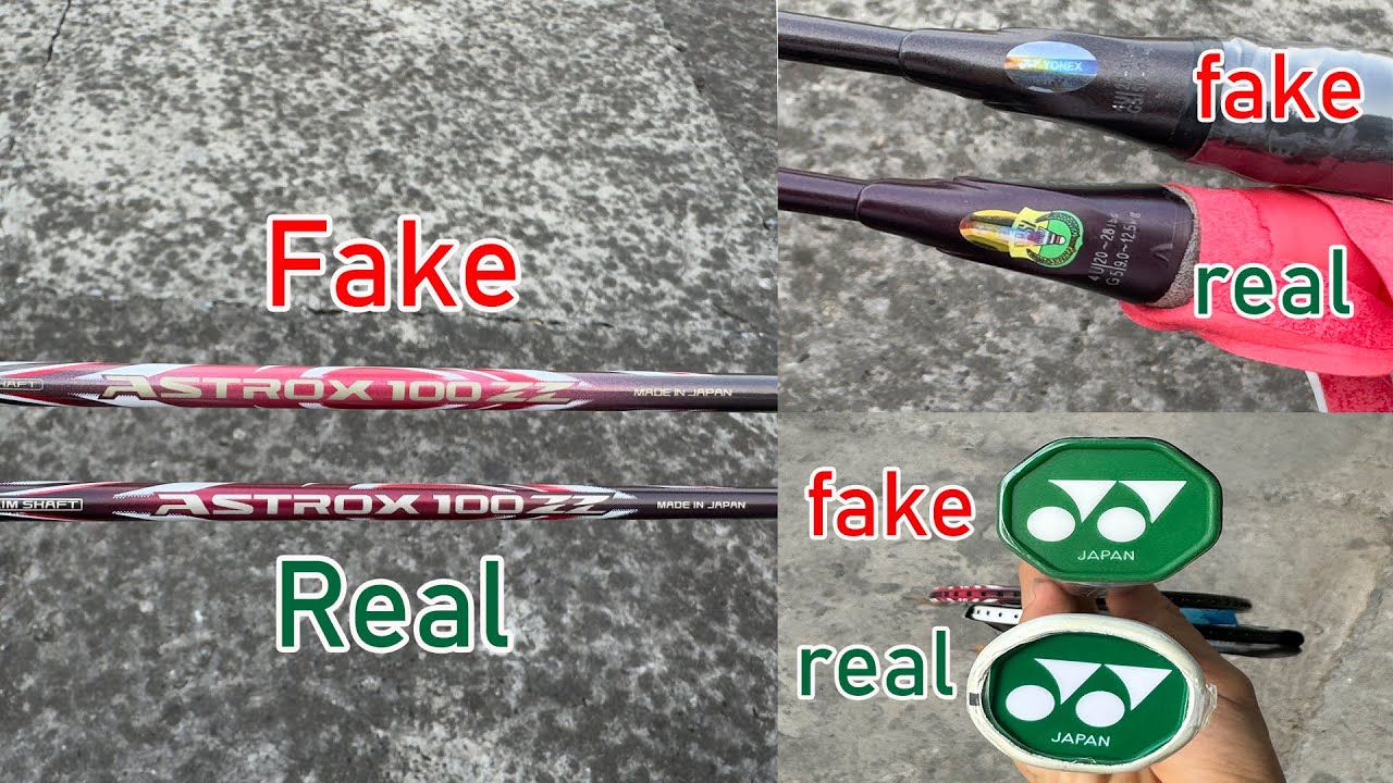 Cách nhận biết Yonex Astrox 100ZZ Kurenai Real và Fake I Không qua mắt được đâu