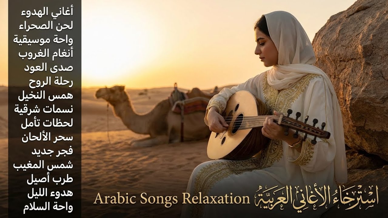 Arabic Midnight Calm 🌙 Soft Arabic Music for Night Relaxation